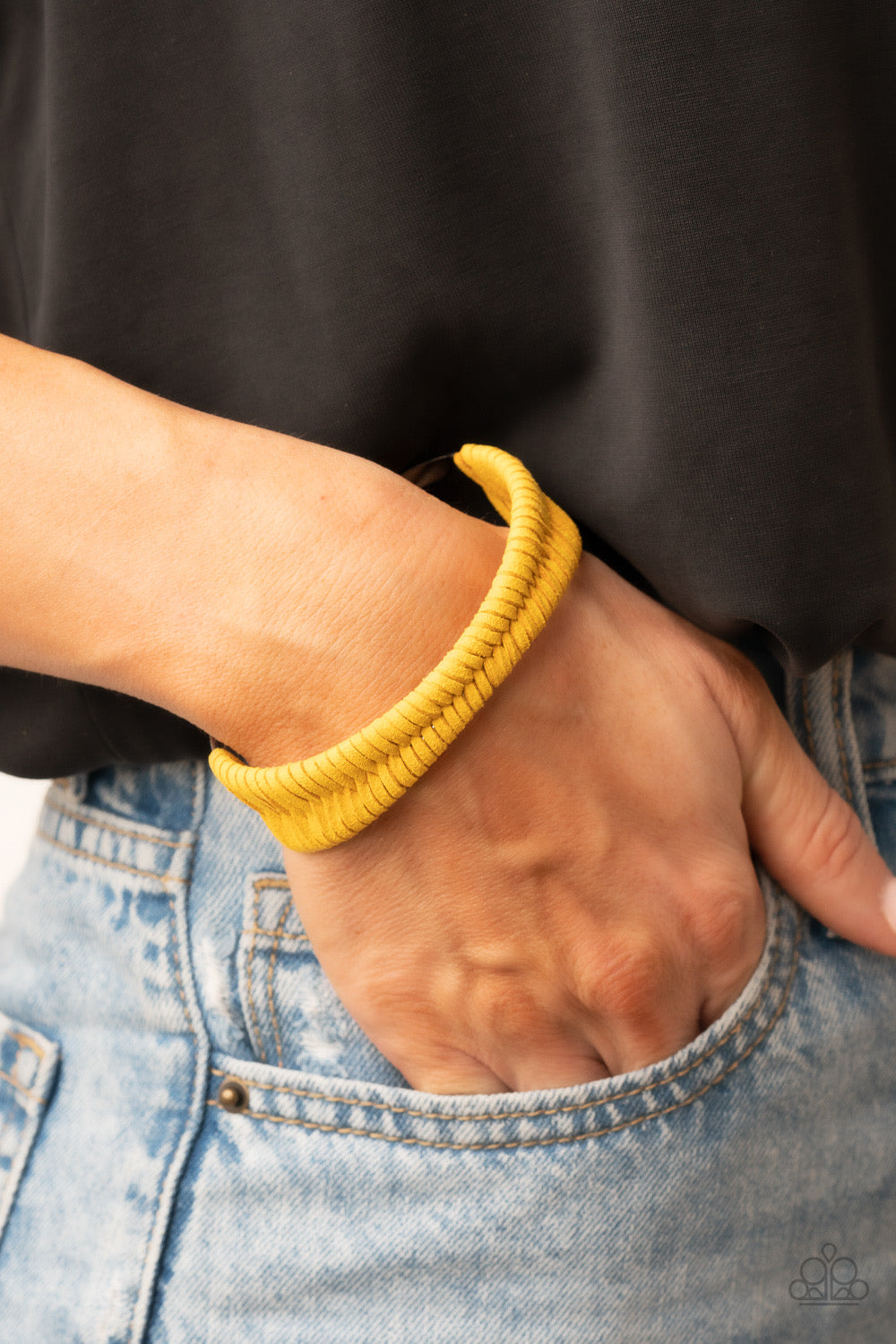 Paparazzi Desert Odyssey - Yellow Bracelet