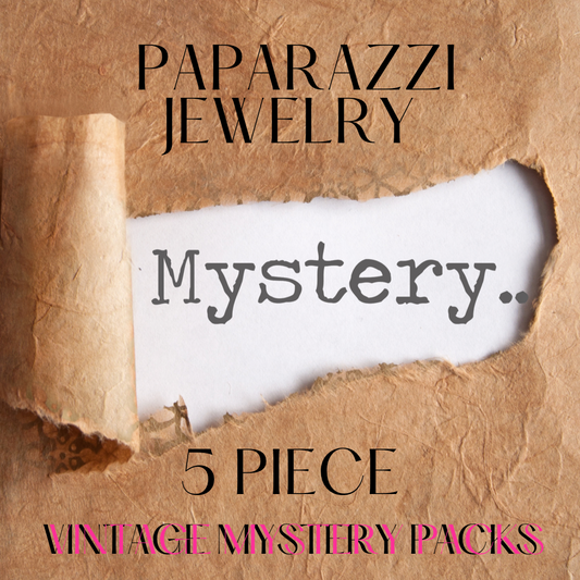 Paparazzi Jewelry 5 Piece Vintage Mystery Pack - A Finishing Touch Jewelry