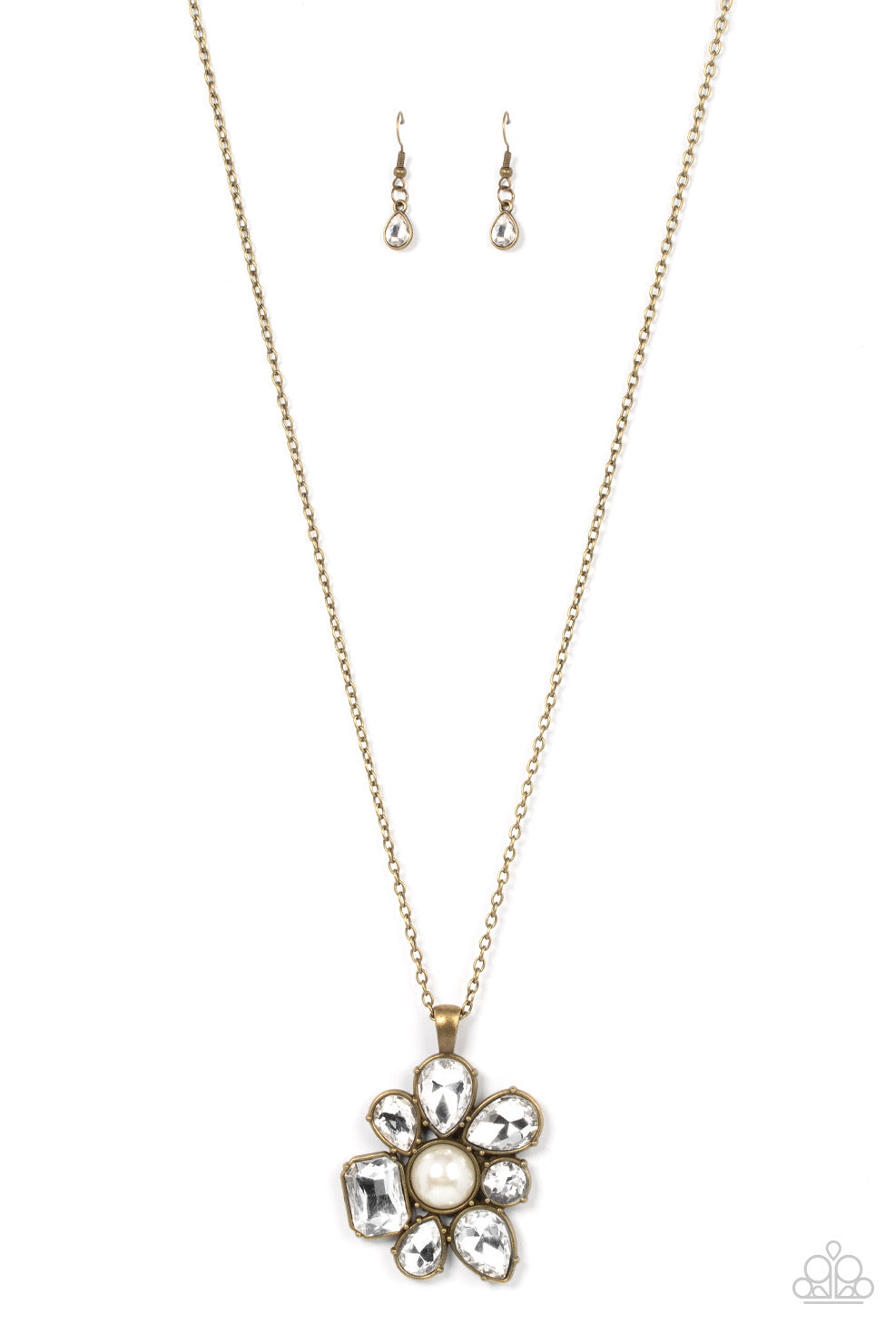 Paparazzi BLOOM Shaka-Laka - Brass Necklace