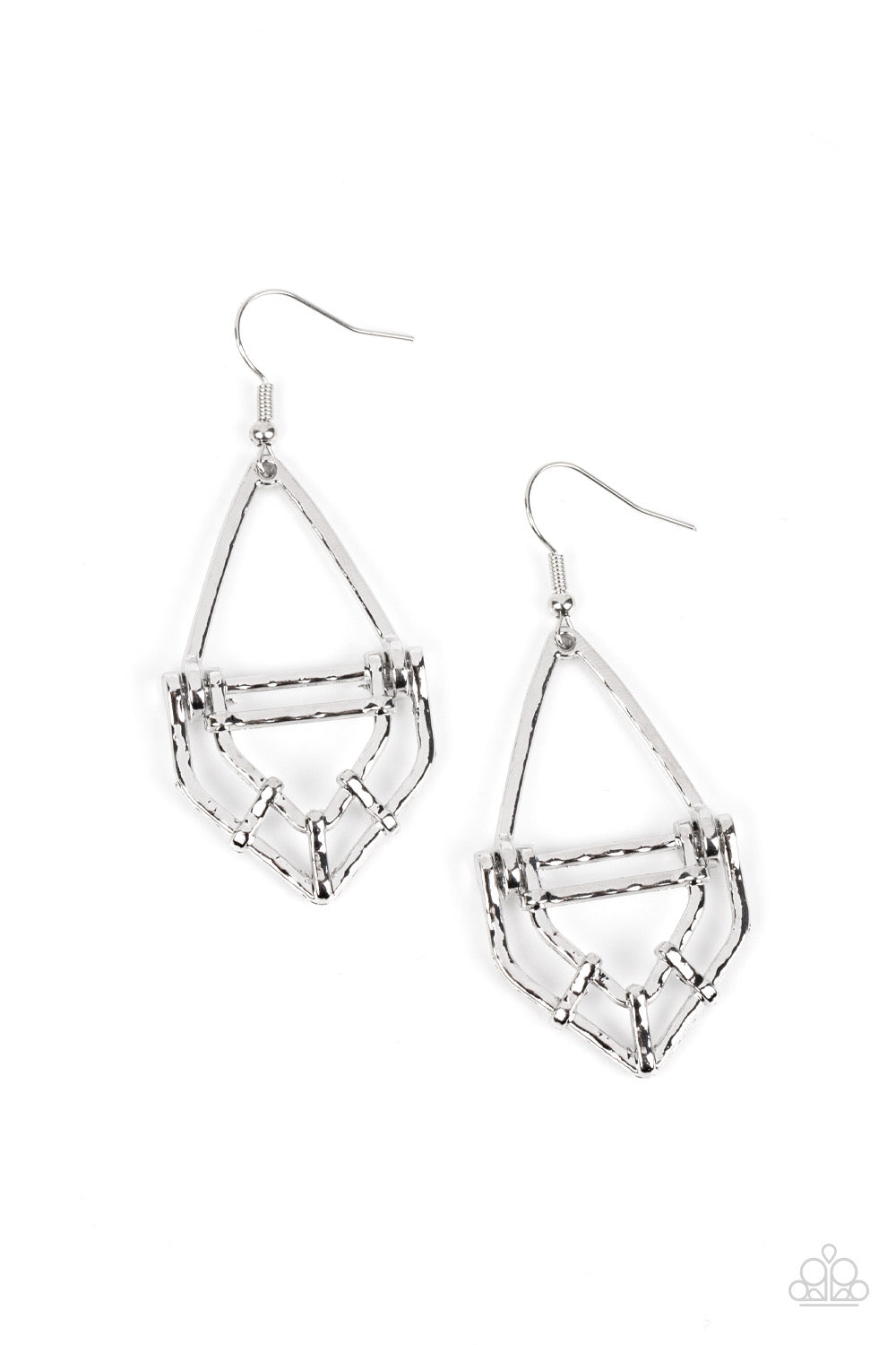 Paparazzi Artisan Apparatus - Silver Earrings