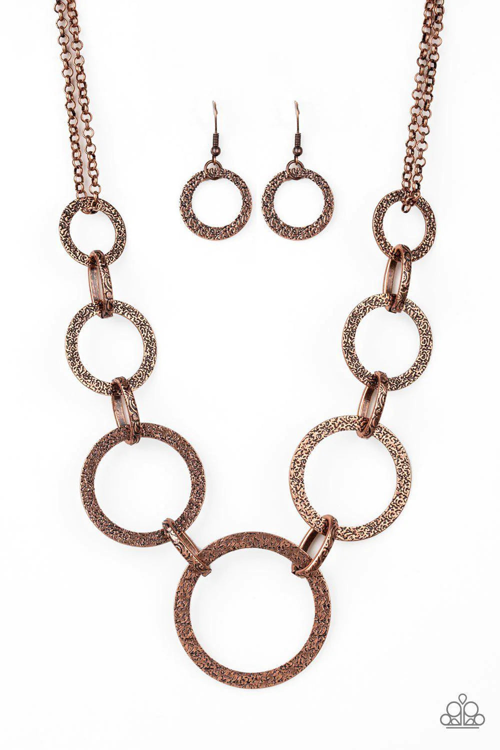 Paparazzi City Circus - Copper Necklace