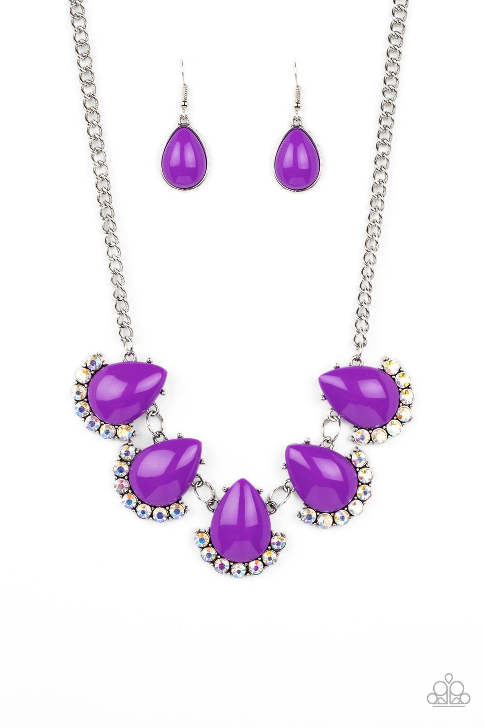 Paparazzi Ethereal Exaggerations - Purple Necklace -Paparazzi Jewelry Images