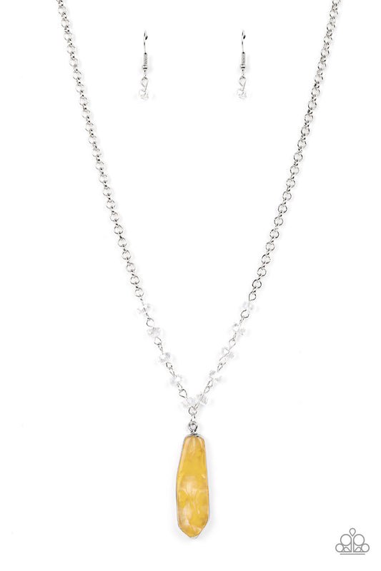 Paparazzi Magical Remedy - Yellow Necklace - A Finishing Touch Jewelry