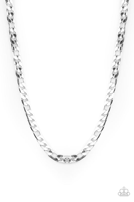 Paparazzi Metro Beau - Silver Necklace