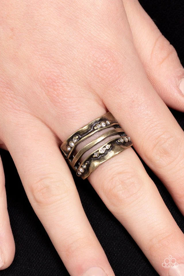 Paparazzi Unexpected Treasure - Brass Ring