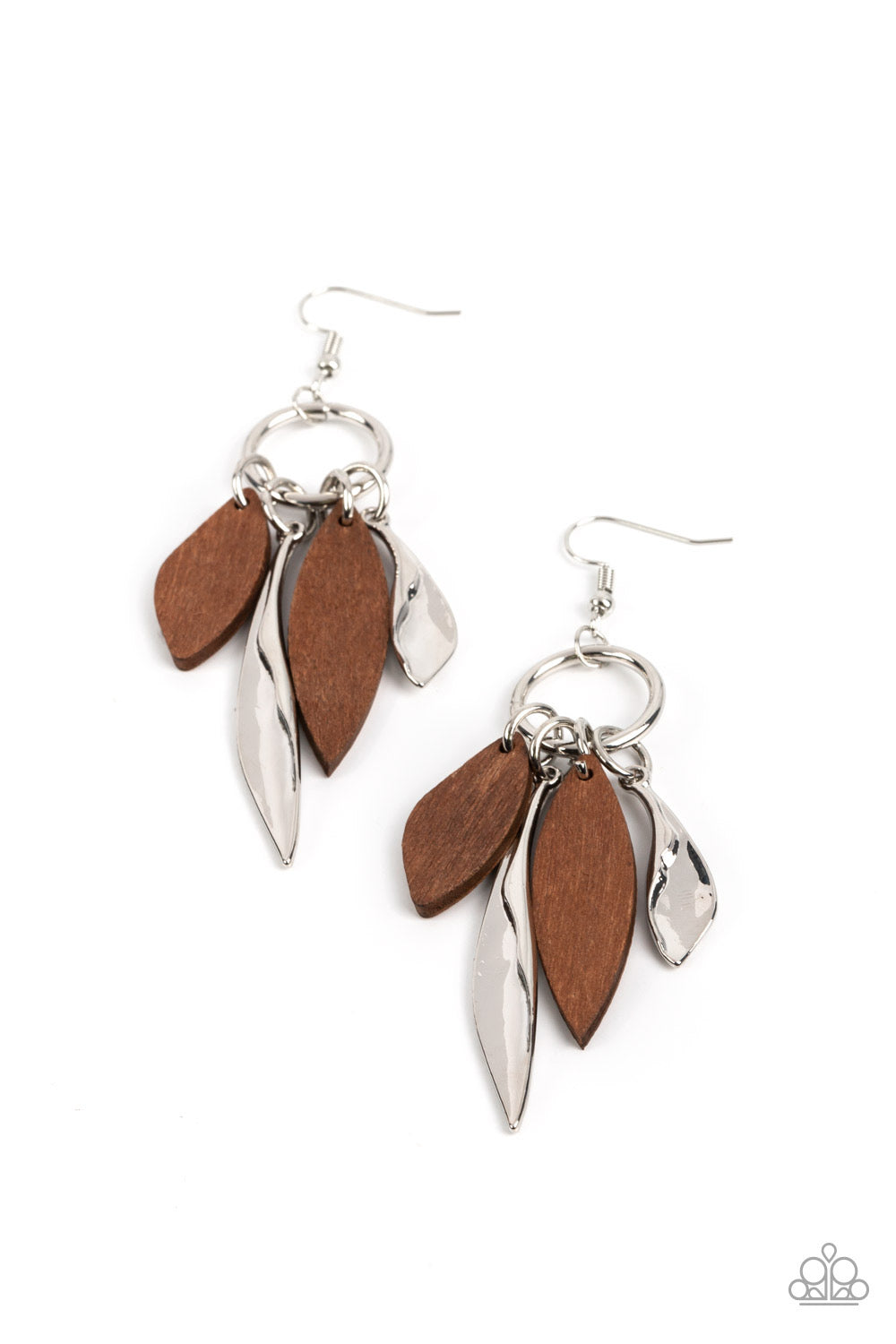 Paparazzi Primal Palette - Brown Earrings