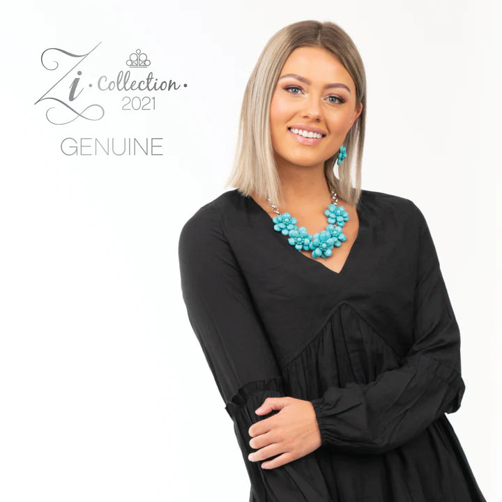 Genuine - 2021 Zi Collection - Blue Necklace