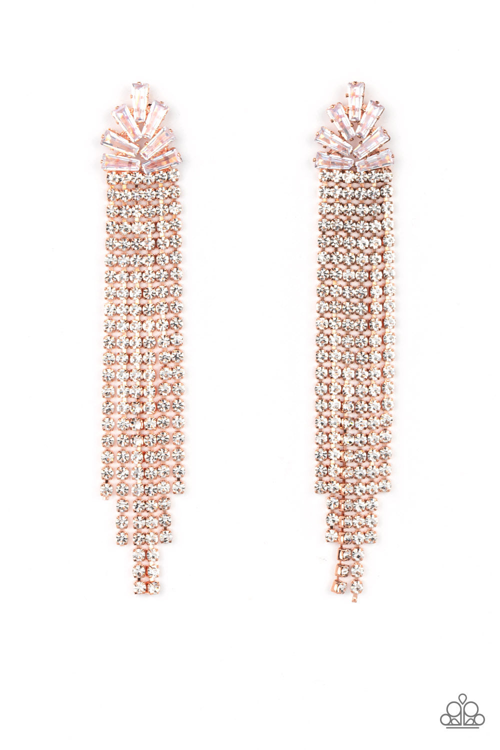 Paparazzi Overnight Sensation - Copper  Earrings