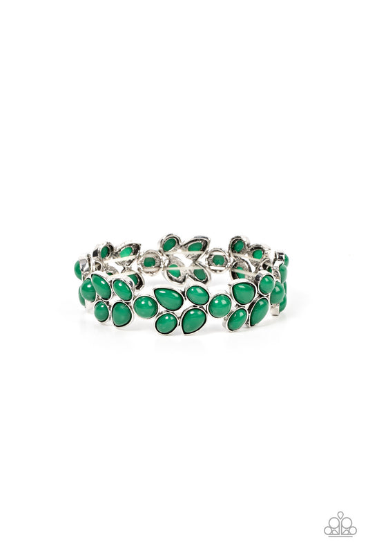 Paparazzi Marina Romance - Green Bracelet