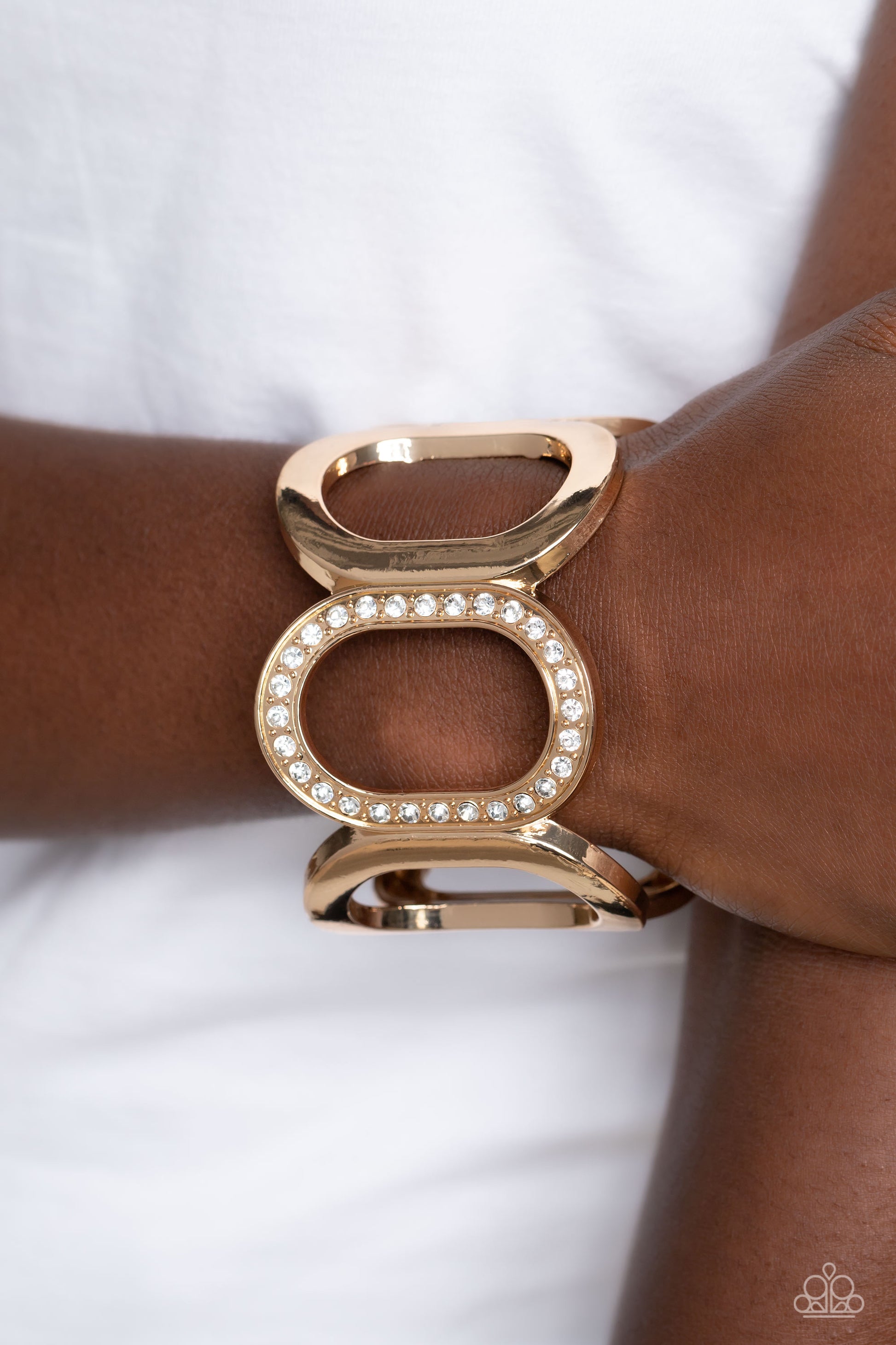 Paparazzi Opulent Ovals - Gold Bracelet 