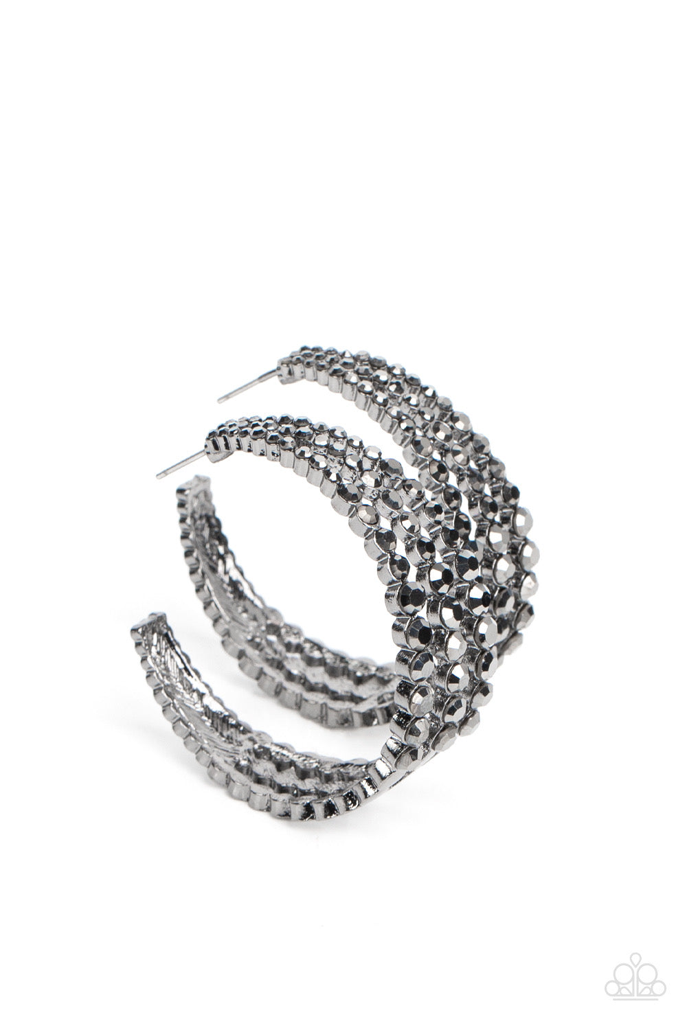 A Finishing Touch Cosmopolitan Cool - Black Earrings