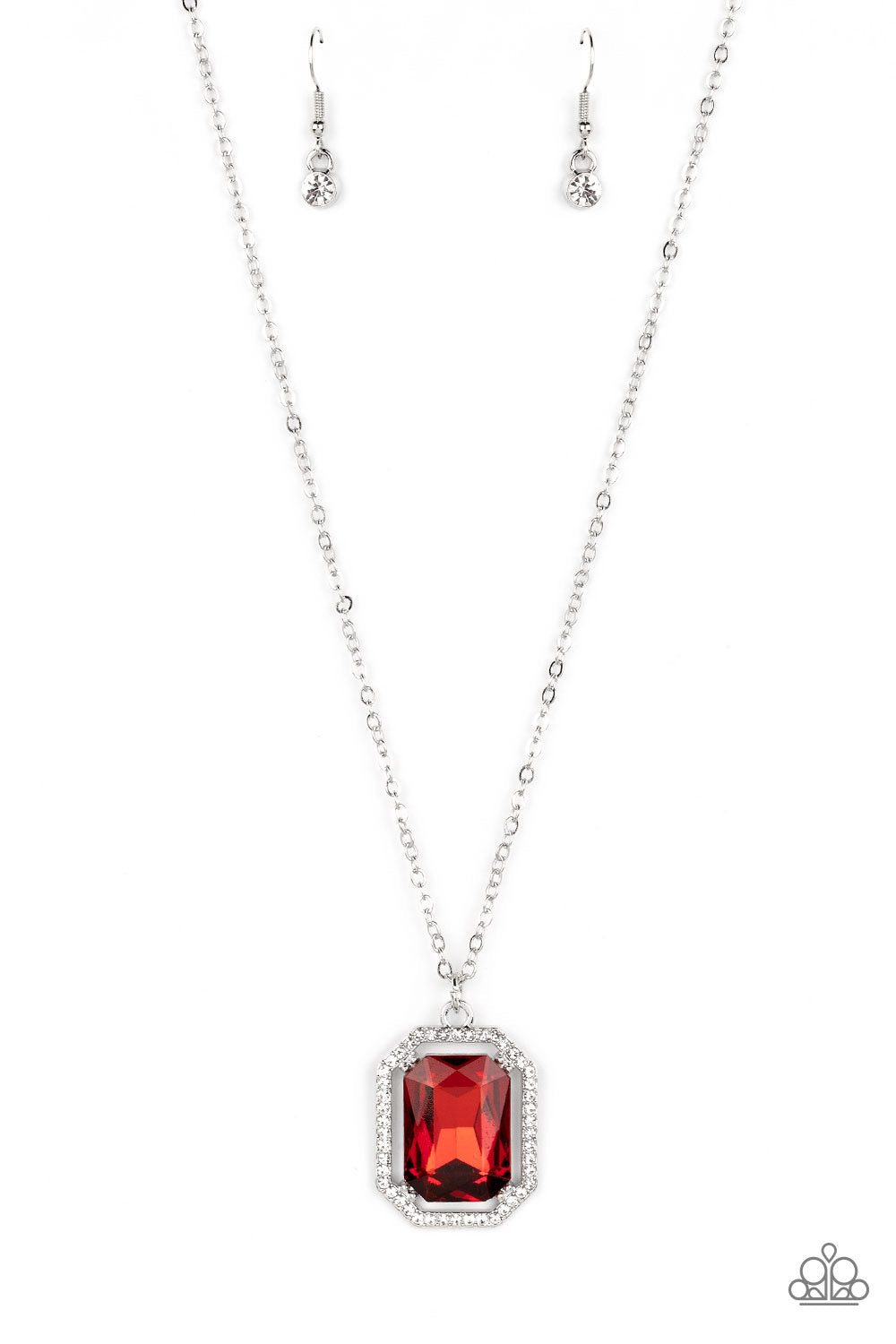 Red Necklace - Paparazzi Galloping Gala Paparazzi jewelry image