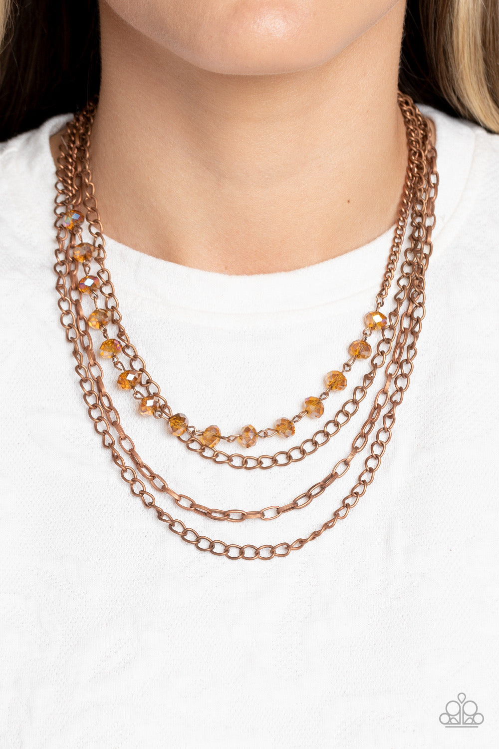 Paparazzi Extravagant Elegance - Copper Necklace