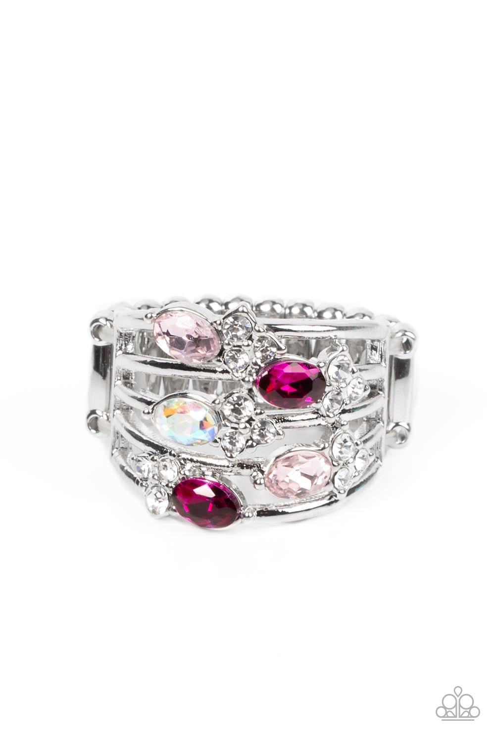 Paparazzi Ethereal Escapade - Pink Ring - A Finishing Touch Jewelry