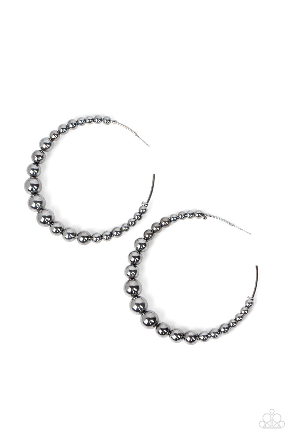 Paparazzi Show Off Your Curves - Black Earrings