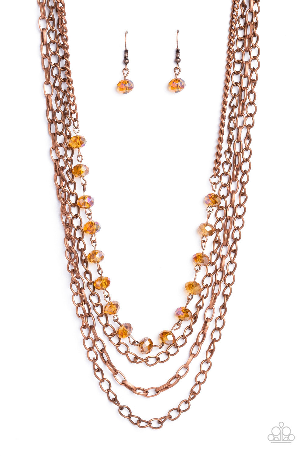 Paparazzi Extravagant Elegance - Copper Necklace