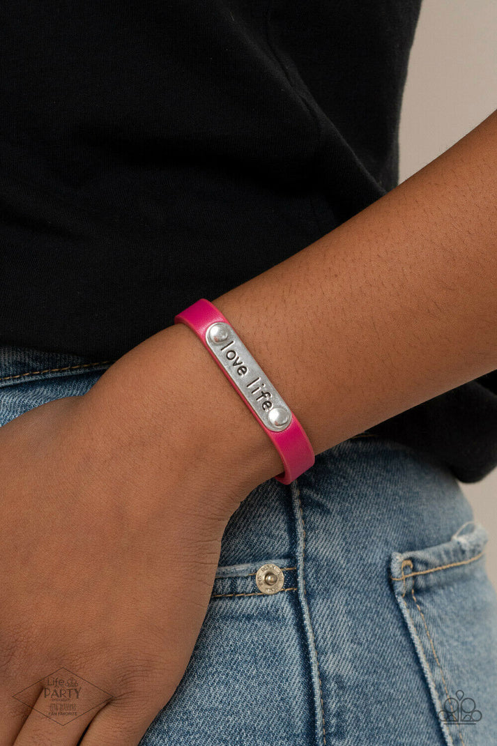 Paparazzi Love Life - Pink Bracelet