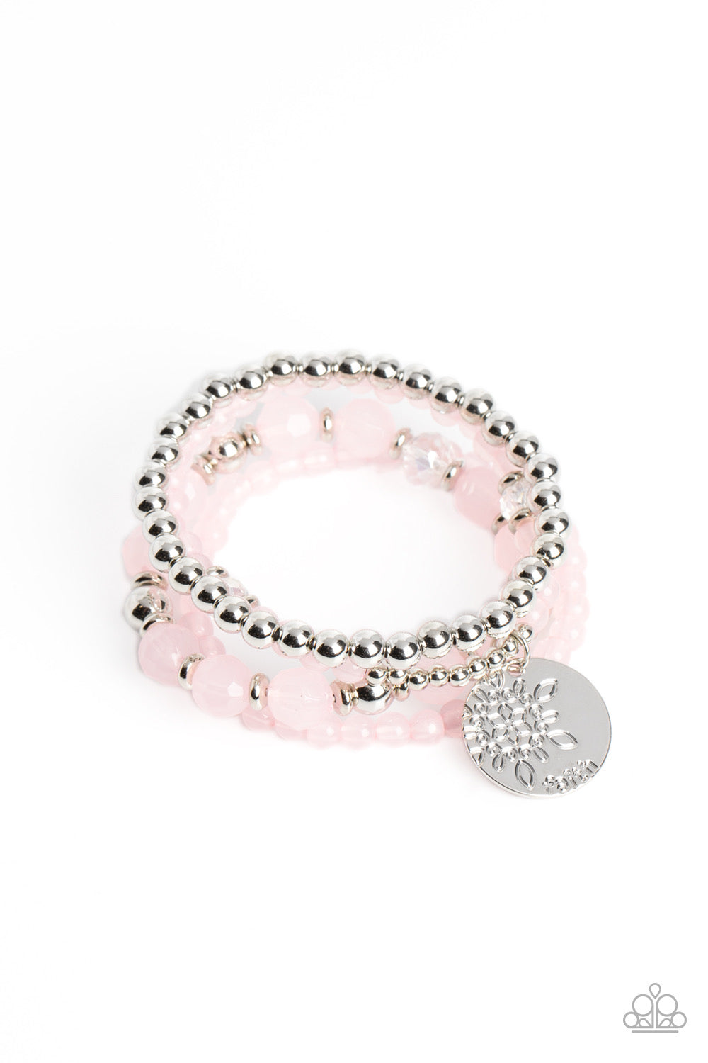 Paparazzi Surfer Style - Pink Faith Bracelet