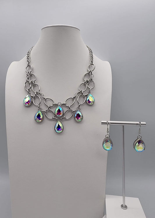 Paparazzi Show-Stopping Shimmer - Multi Necklace-  Life of the Party Pink Diamond Exclusive - A Finishing Touch Jewelry