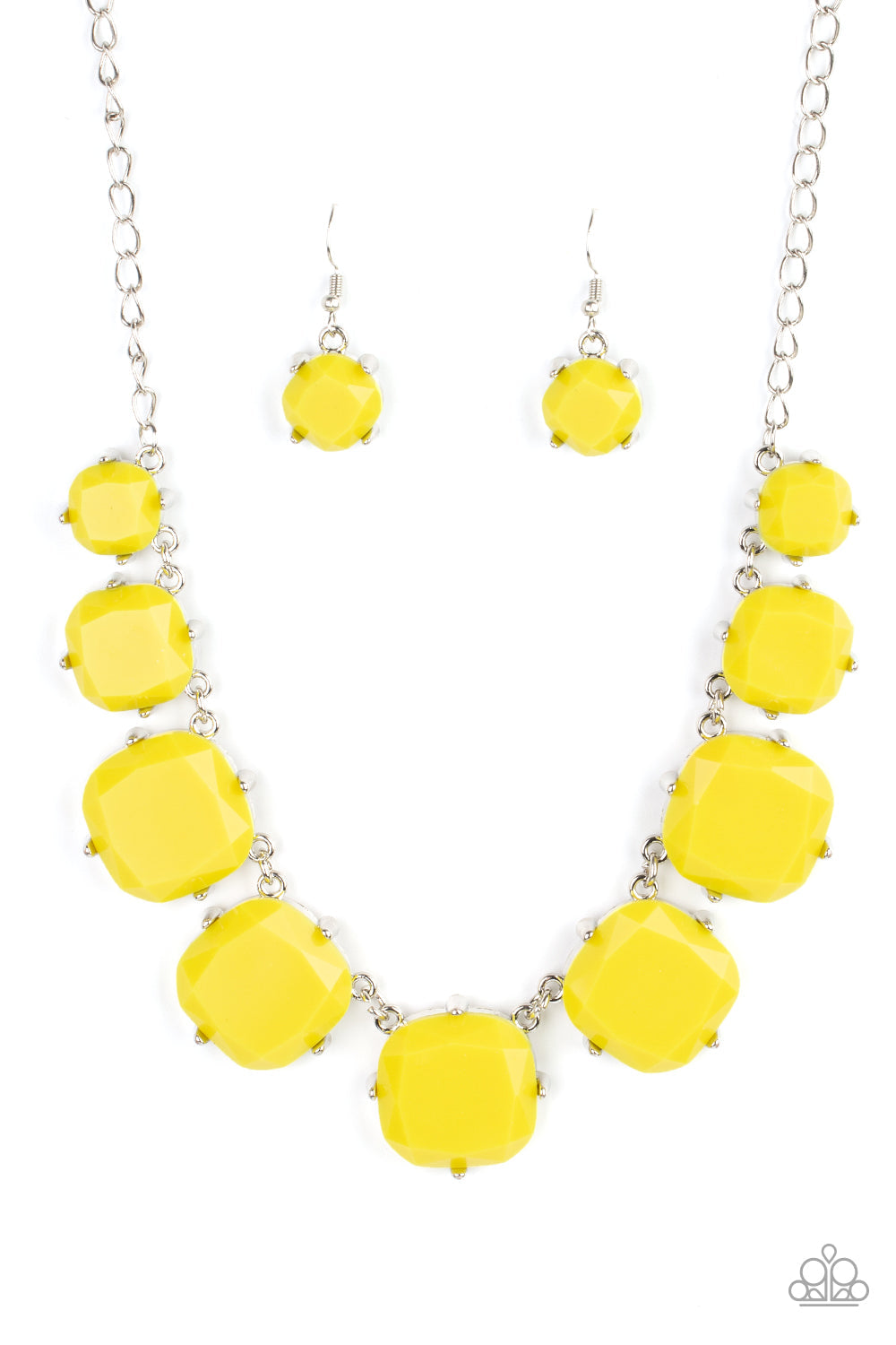 Paparazzi Prismatic Prima Donna - Yellow Necklace