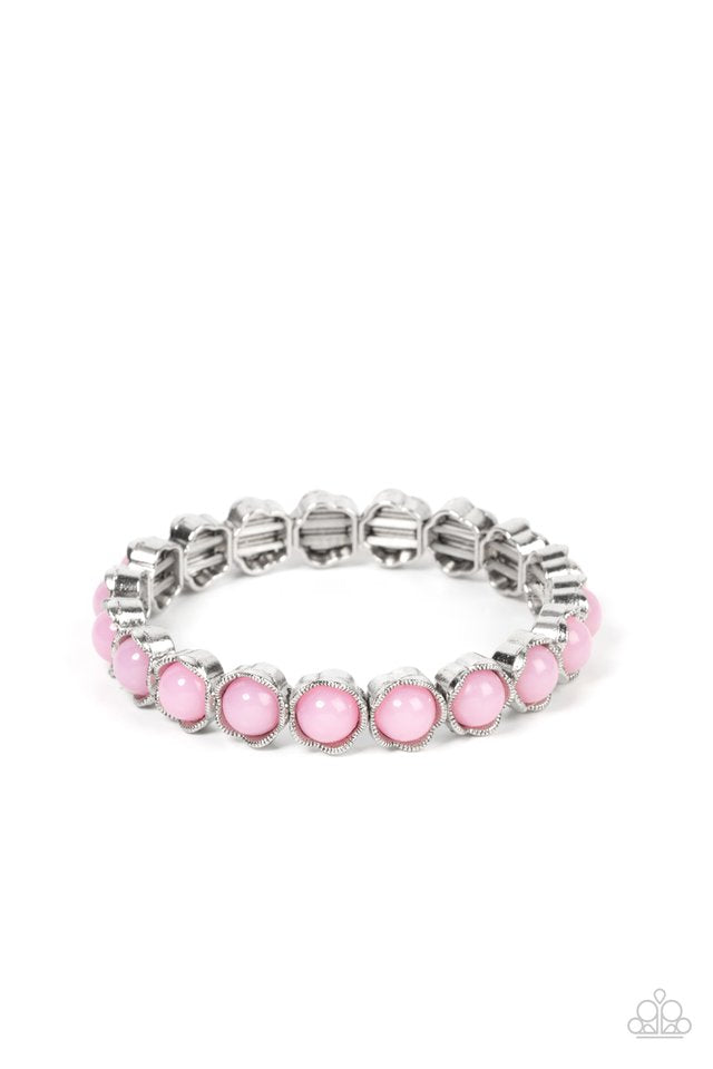 Paparazzi Let’s Be Buds - Pink Bracelet