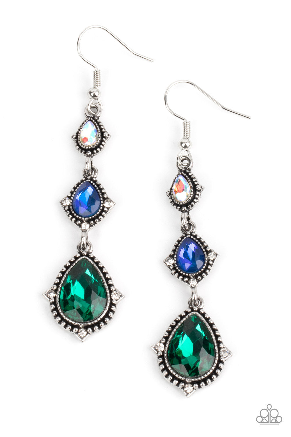 Paparazzi Prague Princess - Multi Earrings -Paparazzi Jewelry Images 