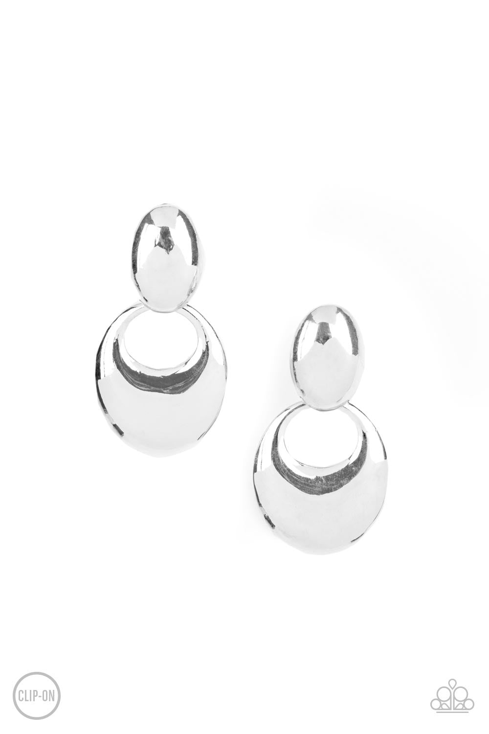 Paparazzi Urban Artistry - Silver Earrings