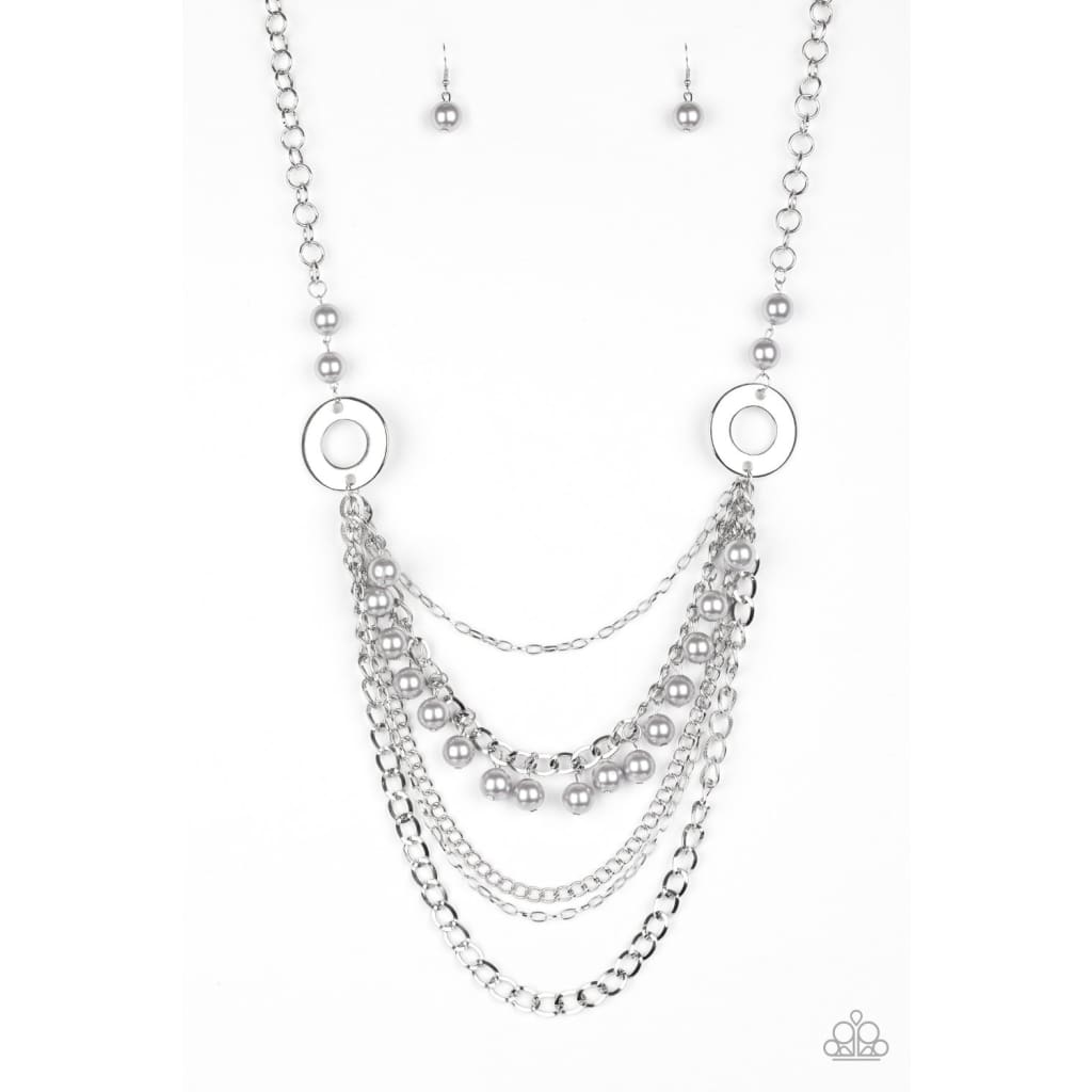 Paparazzi BELLES and Whistles Silver - A Finishing Touch 