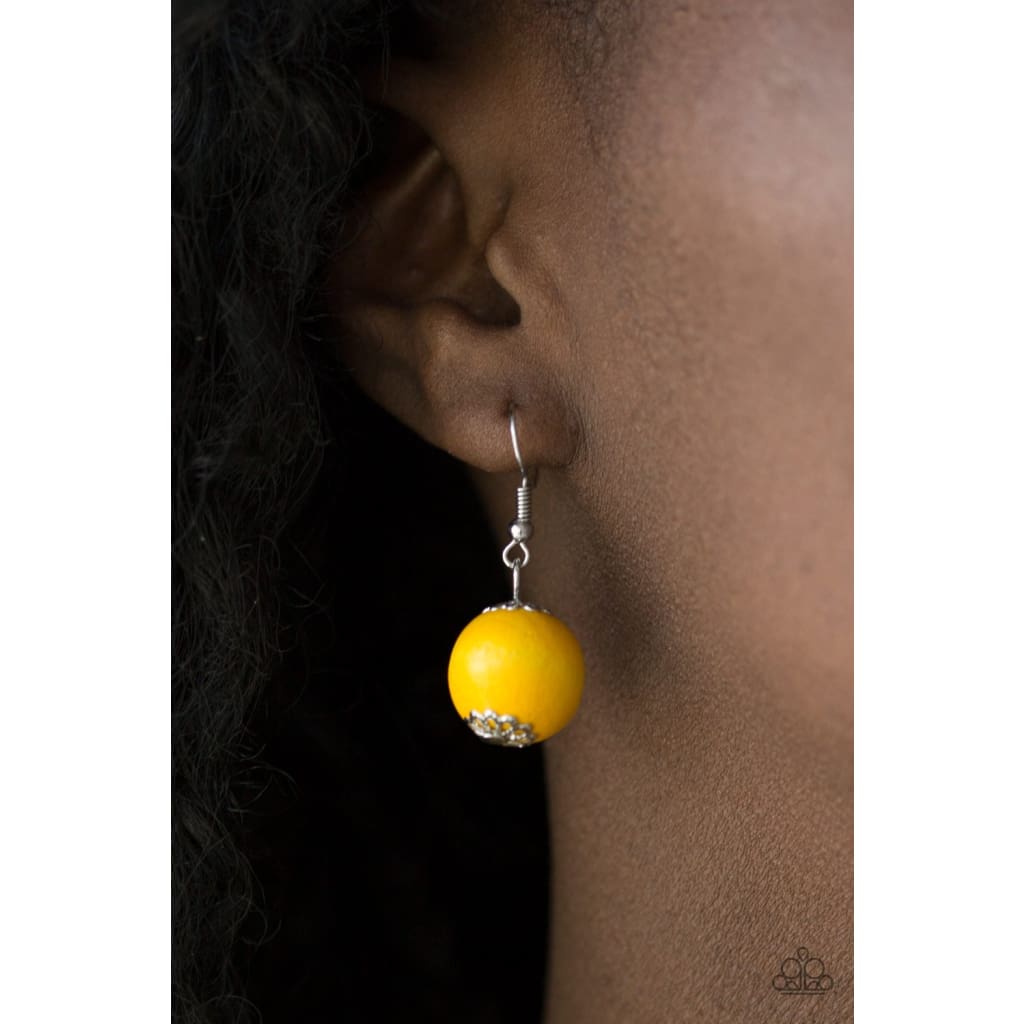 Paparazzi Caribbean Cover Girl - Yellow - A Finishing Touch 