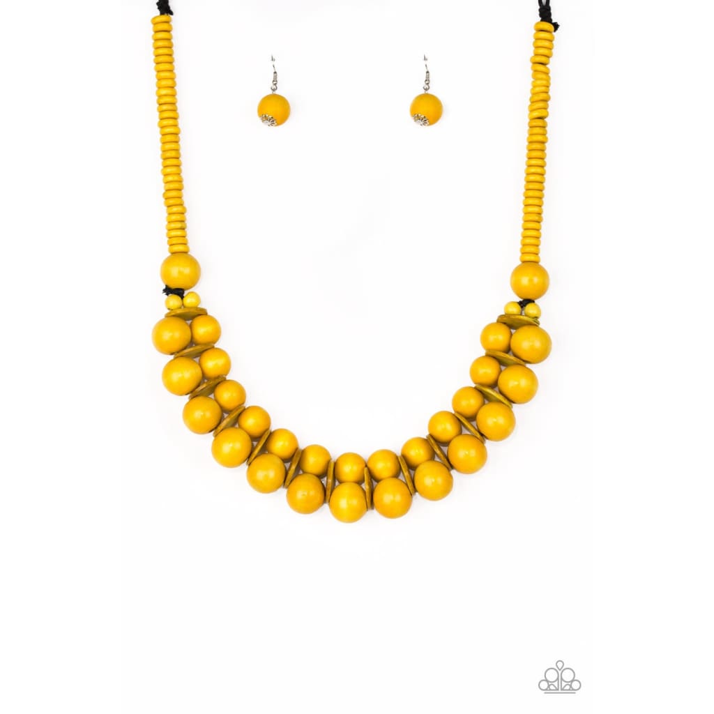 Paparazzi Caribbean Cover Girl - Yellow - A Finishing Touch 