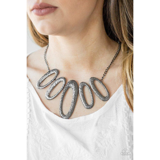 Paparazzi Easy, TIGRESS! - Silver - A Finishing Touch 