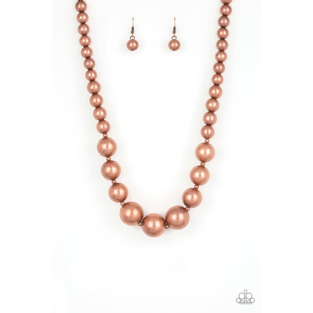 Paparazzi Living Up To Reputation - Copper - A Finishing Touch 