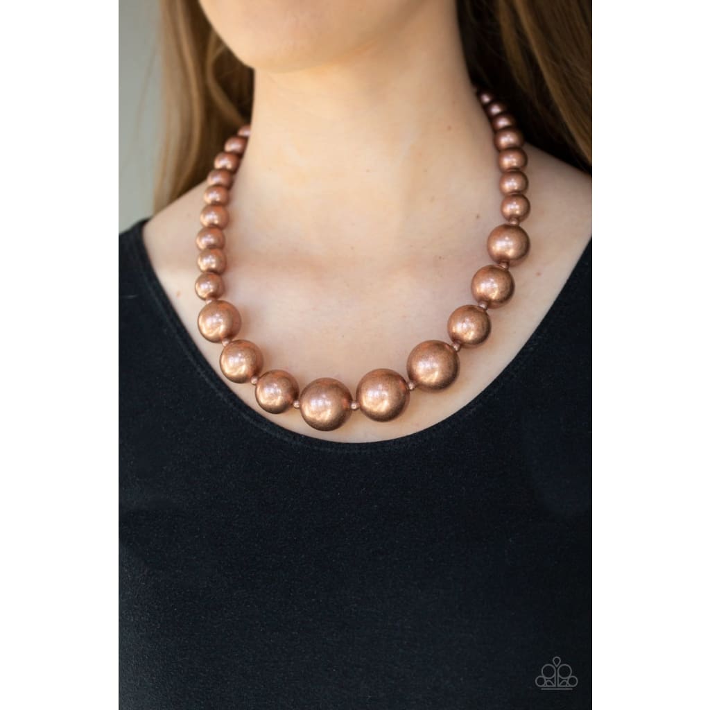 Paparazzi Living Up To Reputation - Copper - A Finishing Touch 