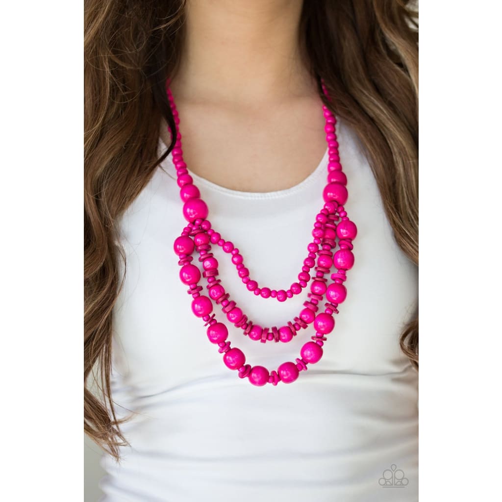 Paparazzi Rio Rainbows - Pink - A Finishing Touch 