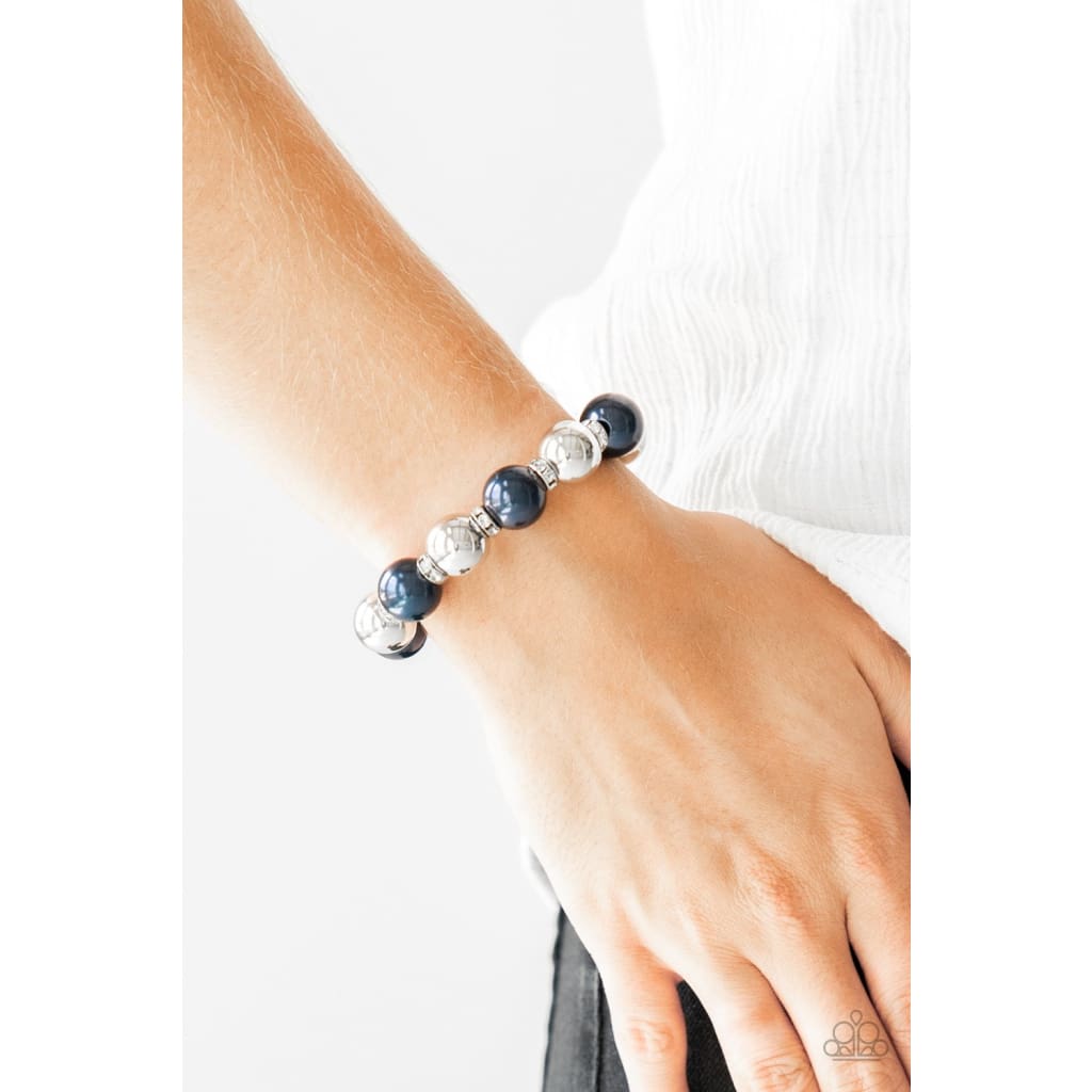Paparazzi So Not Sorry - Blue Bracelet - A Finishing Touch 