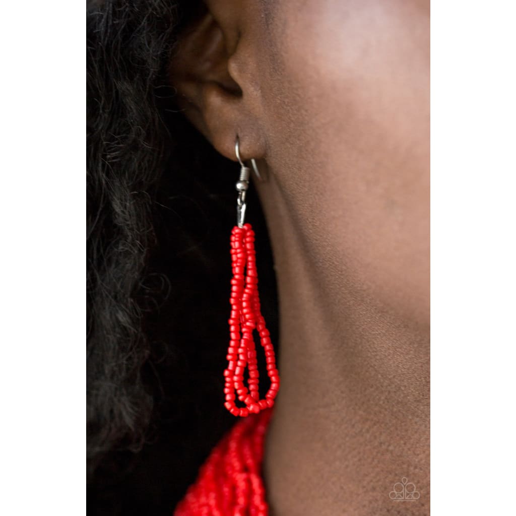 Paparazzi The Show Must CONGO On! Red - A Finishing Touch 