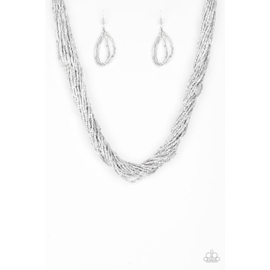 Paparazzi The Speed of STARLIGHT - Silver Necklaces - A Finishing Touch 