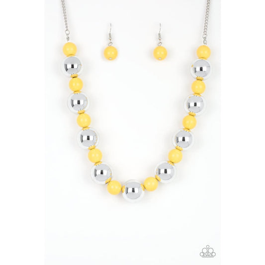 Paparazzi Top Pop - Yellow - A Finishing Touch 